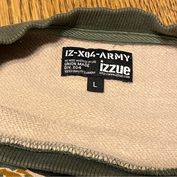 Izzue IZ-X04-ARMY Camouflage West Point Academy Sweatshirt - Picture 5 of 5